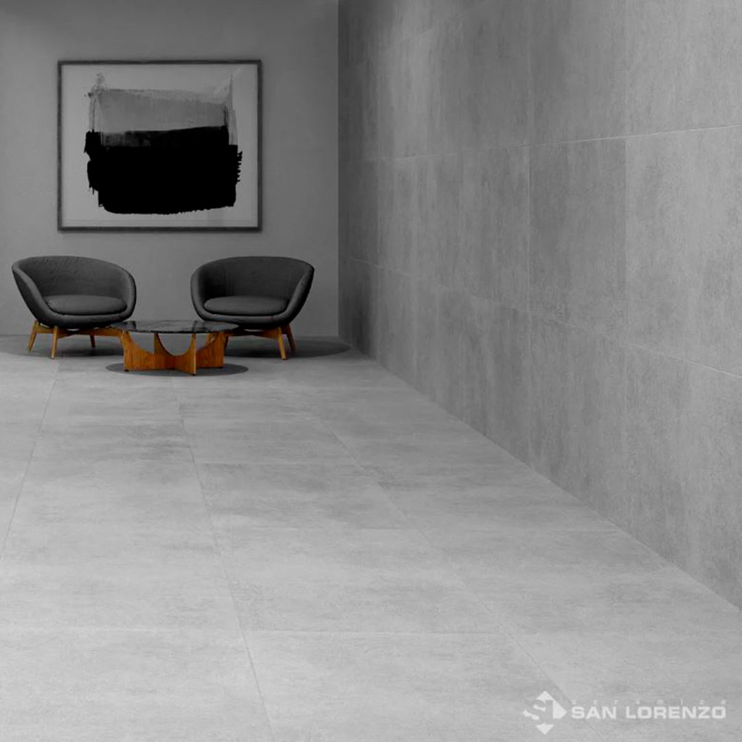 PORCELANATO URBAN CONCRETE GREY DUO FIT 1ERA 58X117 RECTIFICADO - LECER