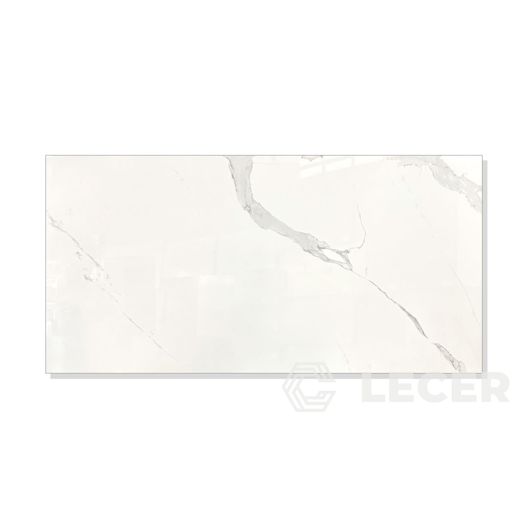 PORCELANATO CALACATA WHITE PLUS PULIDO 1ERA 80X160 RECTIFICADO - LECER