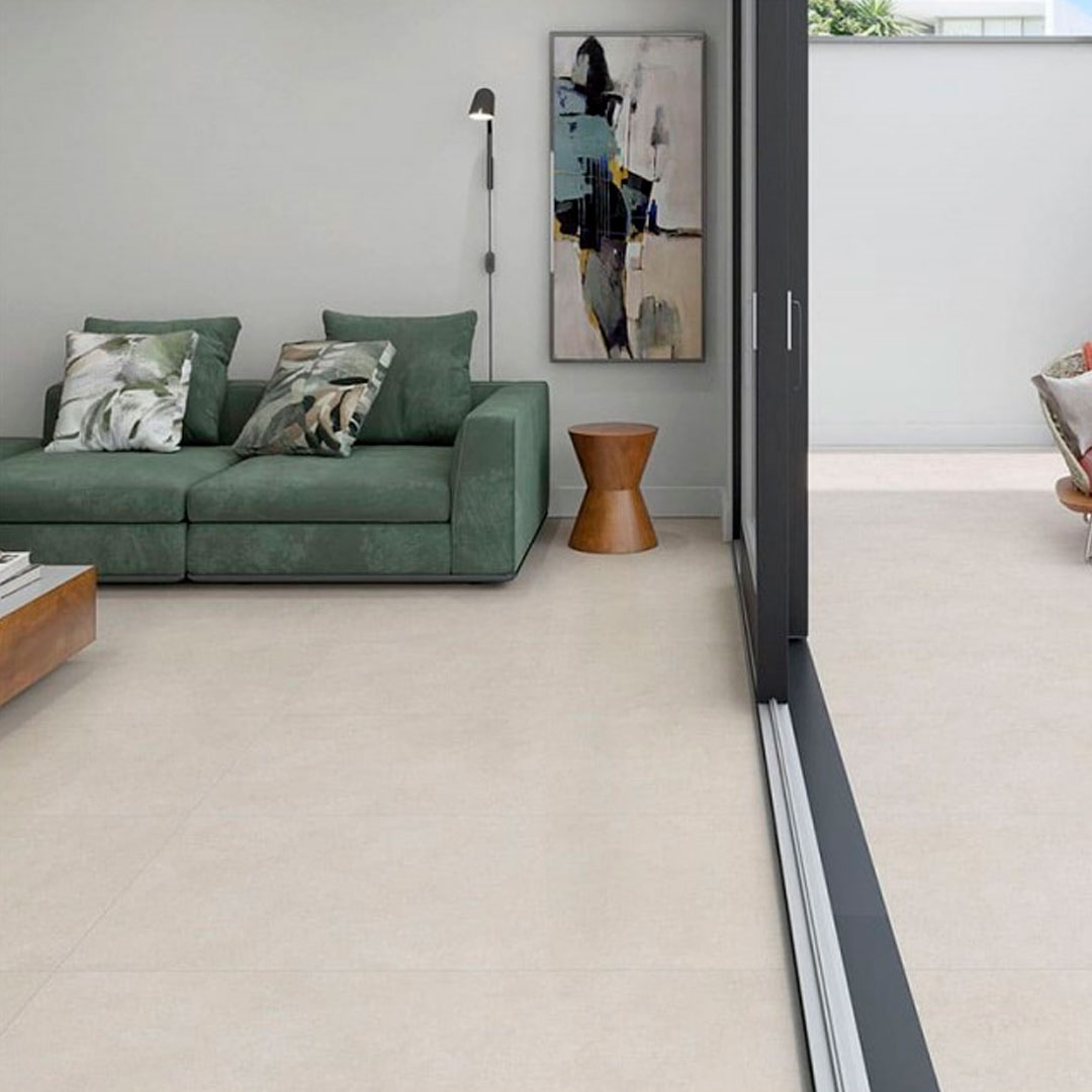 PORCELÁNICO CONCRETO MATE FIT BEIGE 1ERA 60X120 RECTIFICADO - LECER