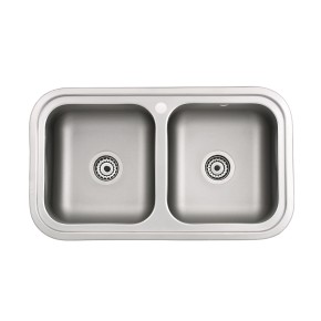 pileta doble lujo 406e mate 78x43x20