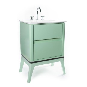 pastello verde vanitory de pie bacha loza 1 ag 60 cm (conjunto)
