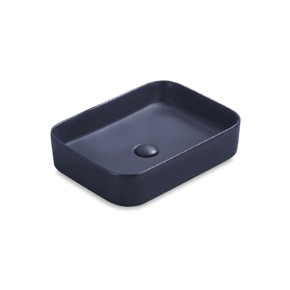 rectangular navy blue matte bacha apoyo c  click clack 50,5x37,5