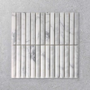 malla stone convex carrara white zmn4202