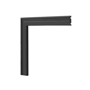 zocalo epsilon contramarco line negro mate 5 cm 3003e