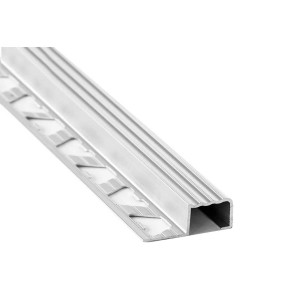 protector de escalera grada color cromo mate 12,5x2500 1996 aluminio