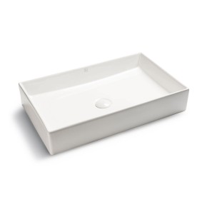 rectangular q white brillo bacha apoyo c/click clack 60x37
