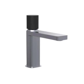 texture cromo black lavatorio monocomando bajo 9801-crne