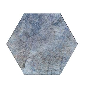 cerámica hexagonal luxor azul 1era 20x23