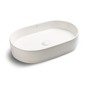 ovalis white matte bacha apoyo c click clack 60x38