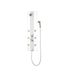 columna de ducha 6 jets 100x26 bl cr pvc cdcjp