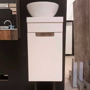 amalfi blanco vanitory colgar 46cm para bacha de apoyo