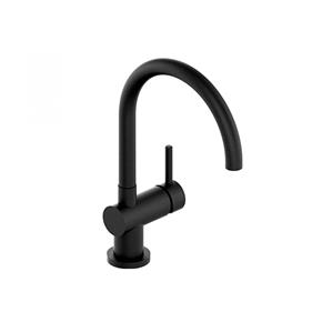 jockey cocina monocomando pico curvo 6380-negr