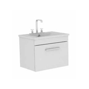 logan blanco vanitory de colgar bacha loza (conjunto) 60