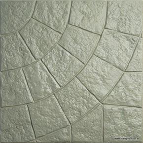 loseta adoquin circular 16 panes gris 40x40