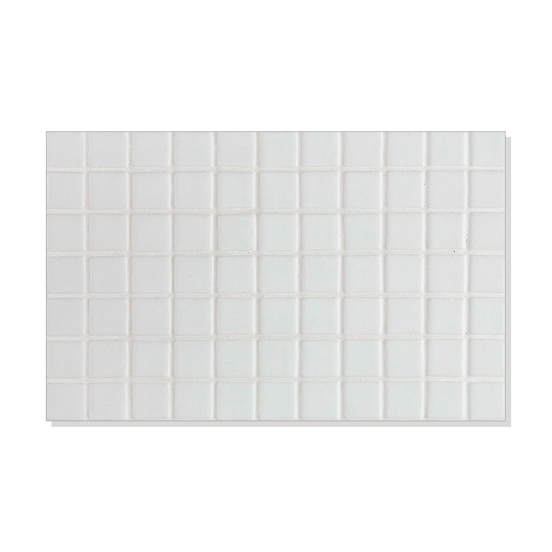 malla venecitas vidrio blanco 1era 30x50