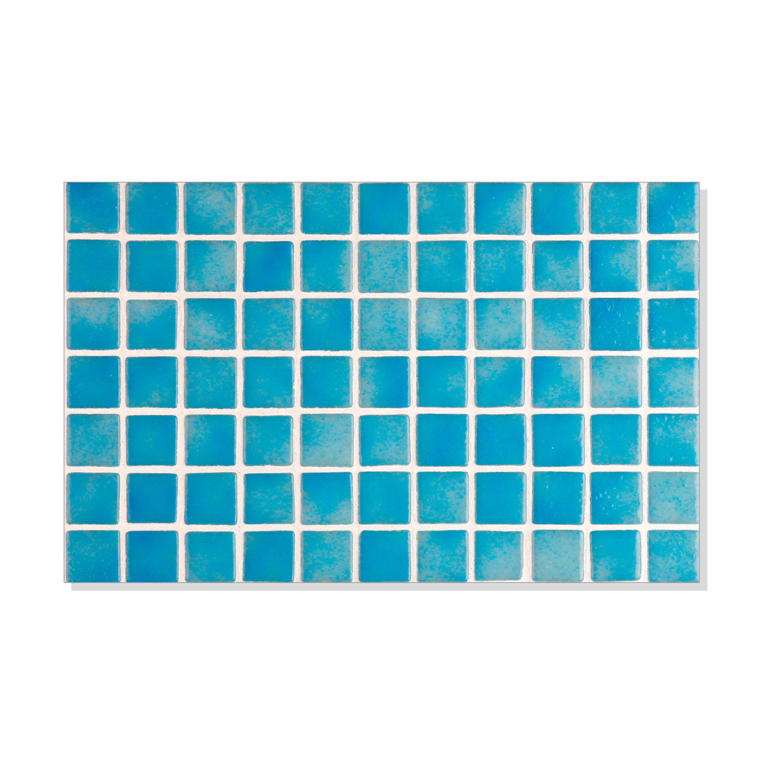 malla venecitas vidrio celeste 1era 30x50