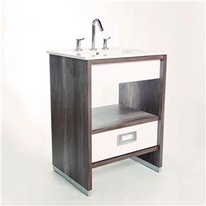 norway canyon oak vanitory abierto bacha loza 3ag 60 cm (conjunto)