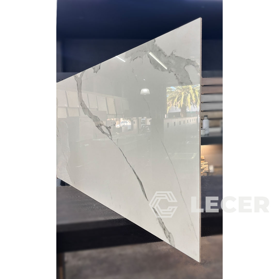 PORCELANATO CALACATA WHITE PLUS PULIDO 1ERA 80X160 RECTIFICADO - LECER