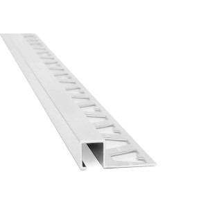 guardacanto quadra color cromo mate 10x2500 3423 aluminio