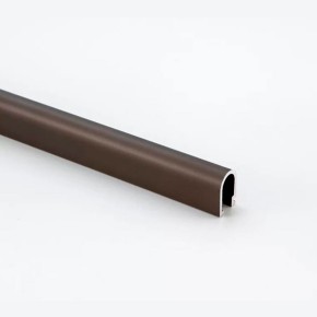 perfil u redondeado color bronce mate 14x2500 aurd71 aluminio